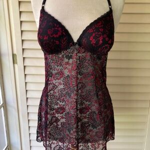 Lilac And London Babydoll With Built In Bra